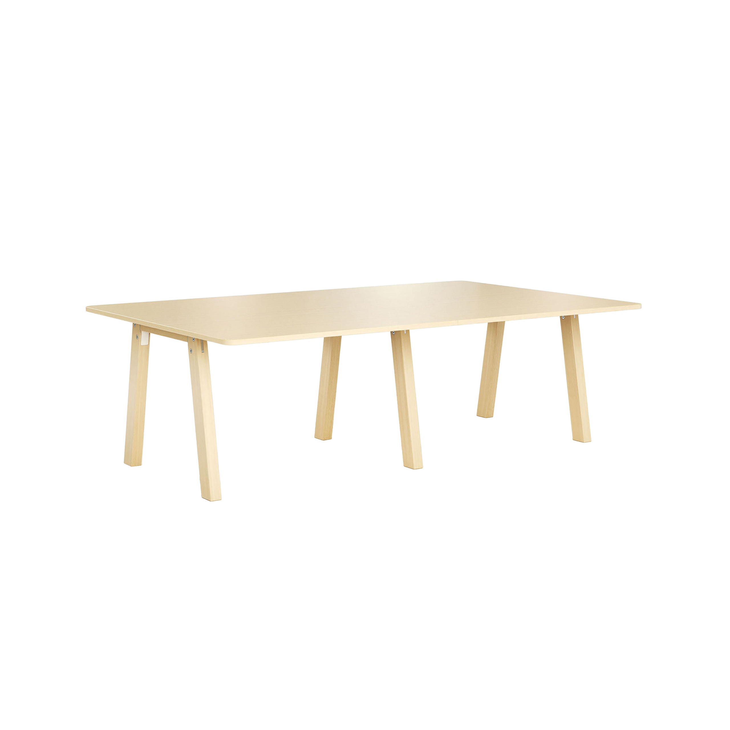 Collaborate Meeting table with wooden legs
