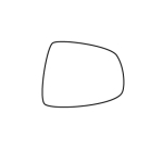 Asymmetric table top