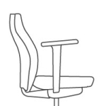 Armrests, adjustable