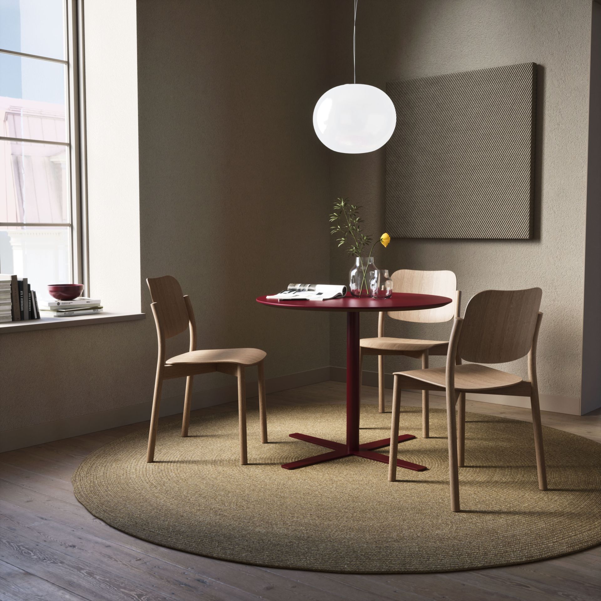 Chat Bord med kryssfot produktbild 5