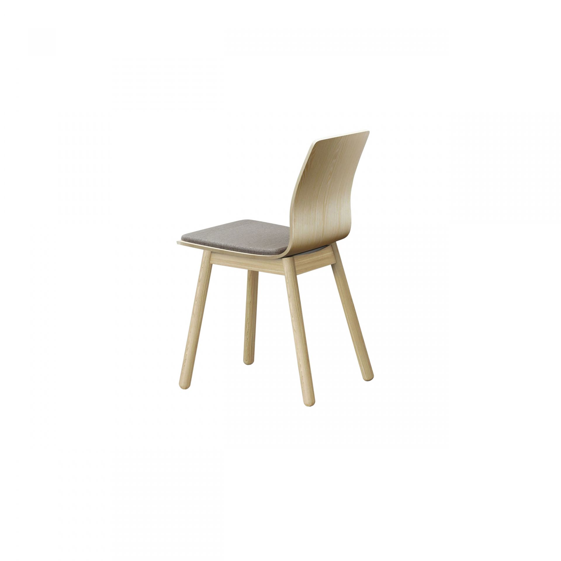 Nova Chair with wooden legs thumbnail image 2