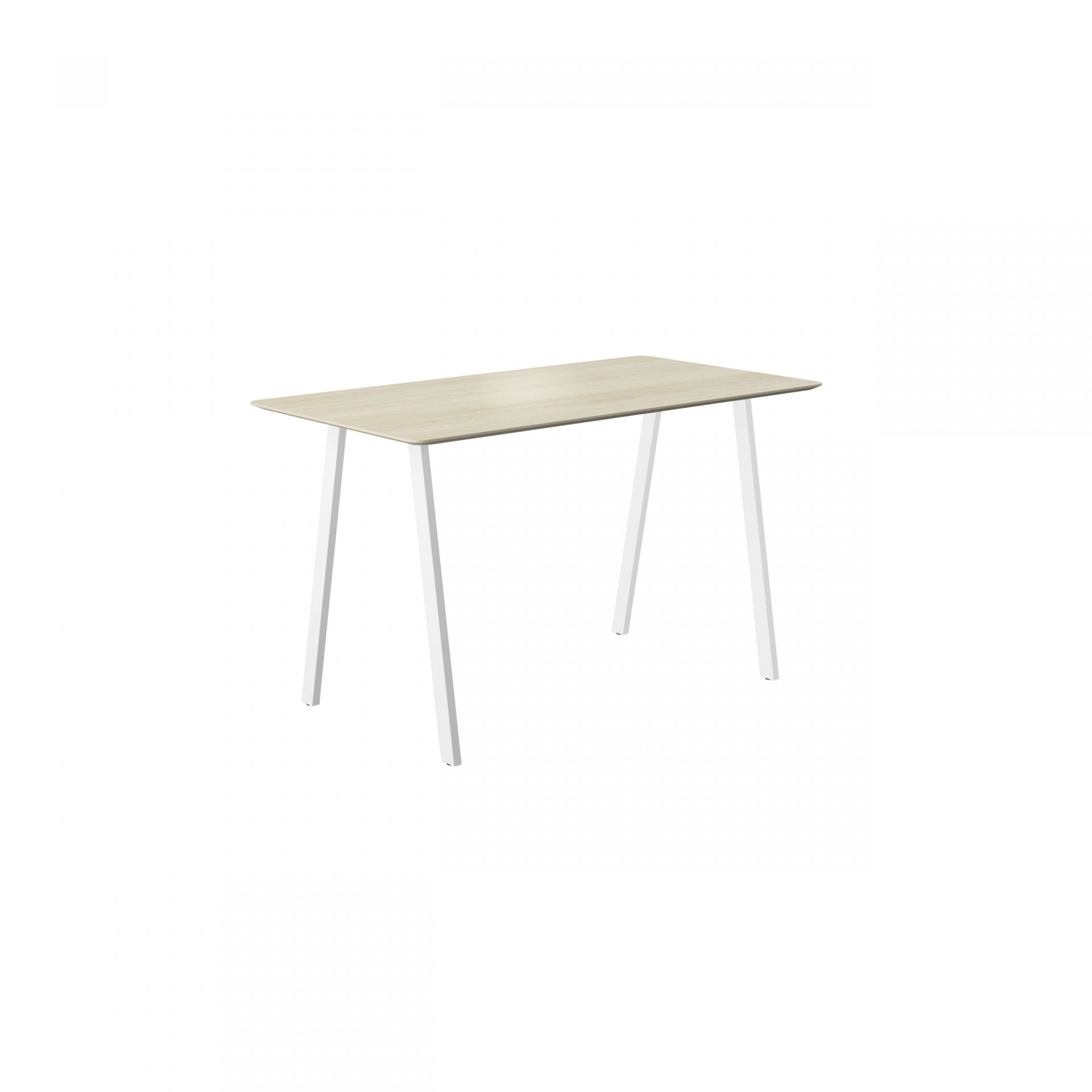 Collaborate Table with metal legs, high