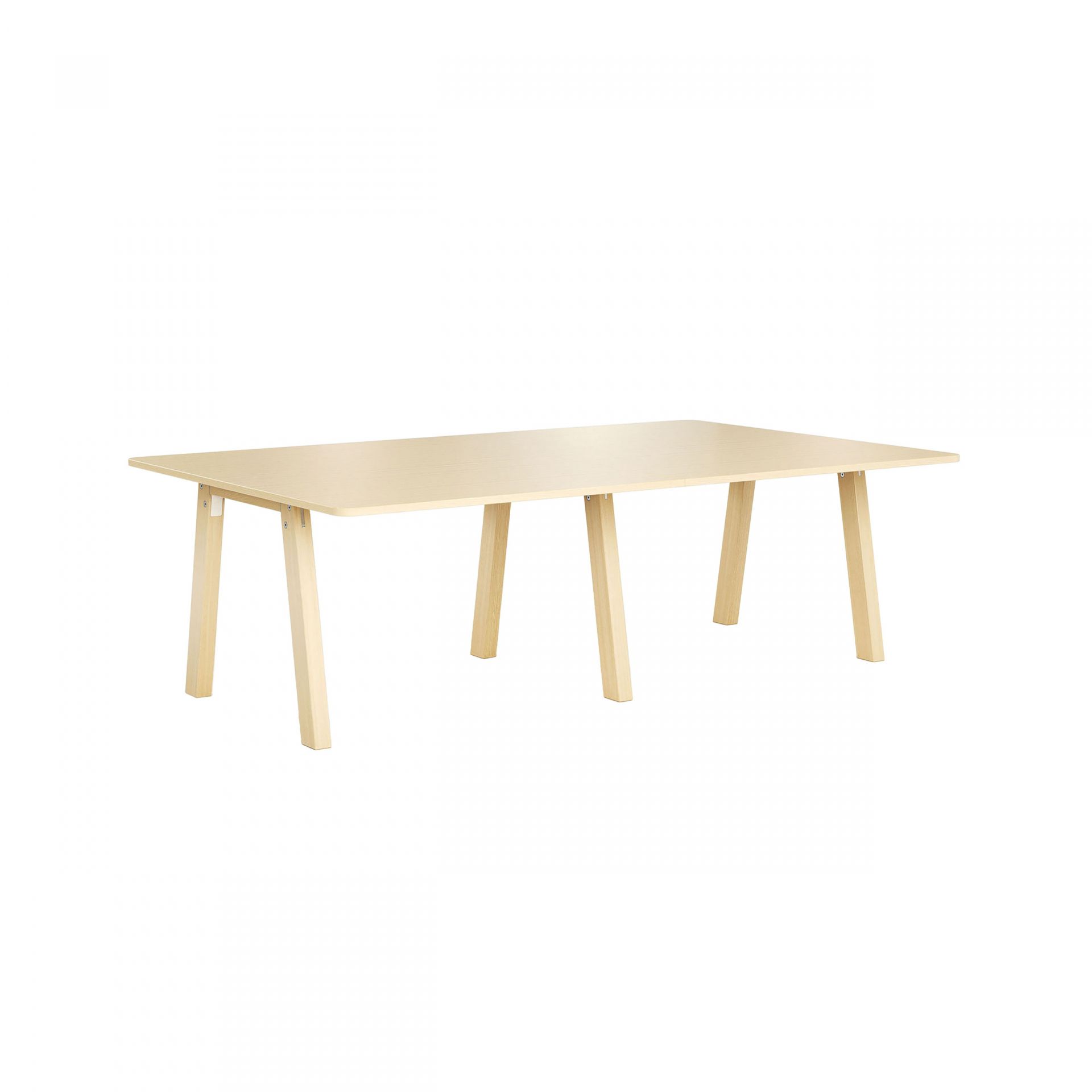 Collaborate Table with wooden legs