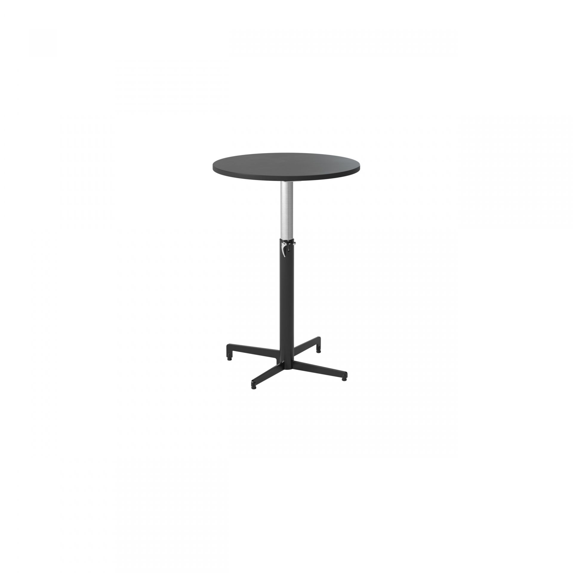 HideAway Pillar table with tiltable top